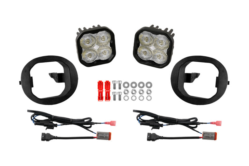 Diode Dynamics 06-09 Toyota 4Runner SS3 Type TR SAE Fog Light Kit - ABL White-Fog Lights-Grocery Getter Performance