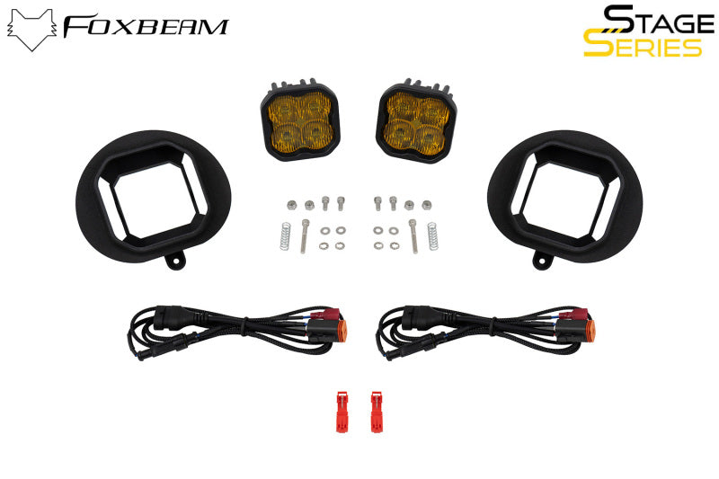 Diode Dynamics 06-09 Toyota 4Runner SS3 Type TR SAE Fog Light Kit - ABL Yellow-Fog Lights-Grocery Getter Performance