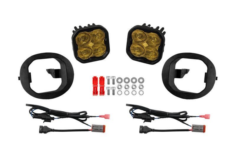 Diode Dynamics 06-09 Toyota 4Runner SS3 Type TR SAE Fog Light Kit - ABL Yellow-Fog Lights-Grocery Getter Performance
