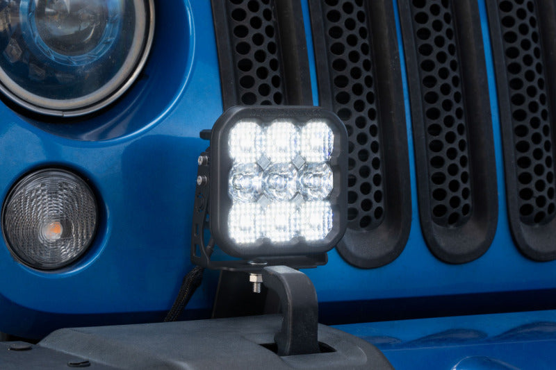 Diode Dynamics 07-18 Jeep JK Wrangler SS5 Bumper LED Pod Light Kit - Sport Yellow Combo-Light Bars & Cubes-Grocery Getter Performance