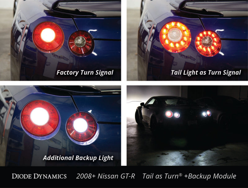 Diode Dynamics 09-21 Nissan GT-R Tail as Turn +Backup Module (USDM) Module Only-Light Accessories and Wiring-Grocery Getter Performance