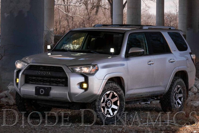 Diode Dynamics 10-21 Toyota 4Runner SS3 LED Ditch Light Kit - Pro White Combo-Light Bars & Cubes-Grocery Getter Performance