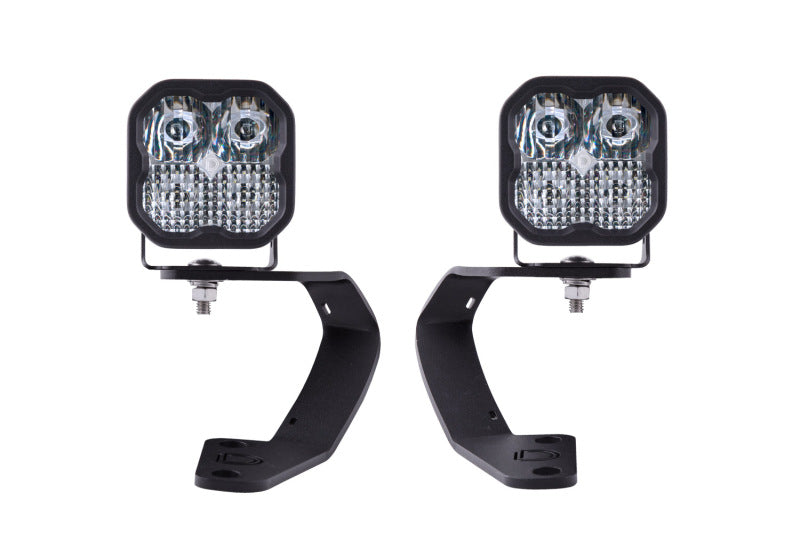Diode Dynamics 10-21 Toyota 4Runner SS3 LED Ditch Light Kit Sport - White Combo-Light Bars & Cubes-Grocery Getter Performance