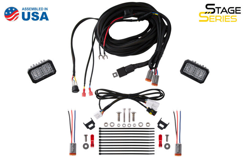 Diode Dynamics 10-21 Toyota 4Runner Stage Series Reverse Light Kit C2 Pro-Light Accessories and Wiring-Grocery Getter Performance