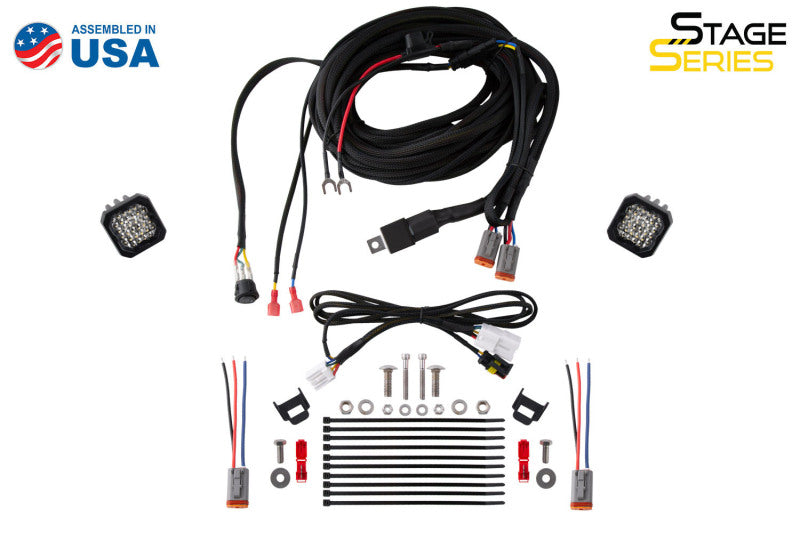Diode Dynamics 10-21 Toyota 4Runner Stage Series Reverse Light Kit C2 Pro-Light Accessories and Wiring-Grocery Getter Performance