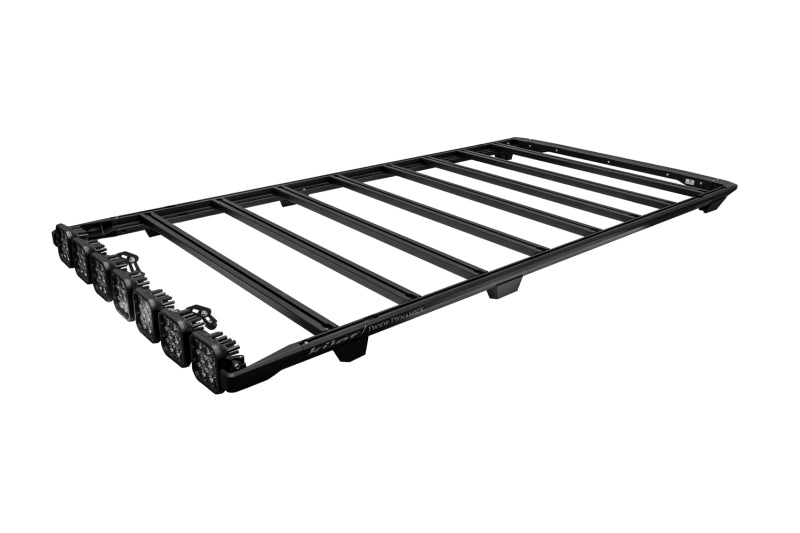 Diode Dynamics 10-24 Toyota 4Runner DEK Roof Rack 7-Pod SS5 Pro Light Bar - White Driving-Light Bars & Cubes-Grocery Getter Performance