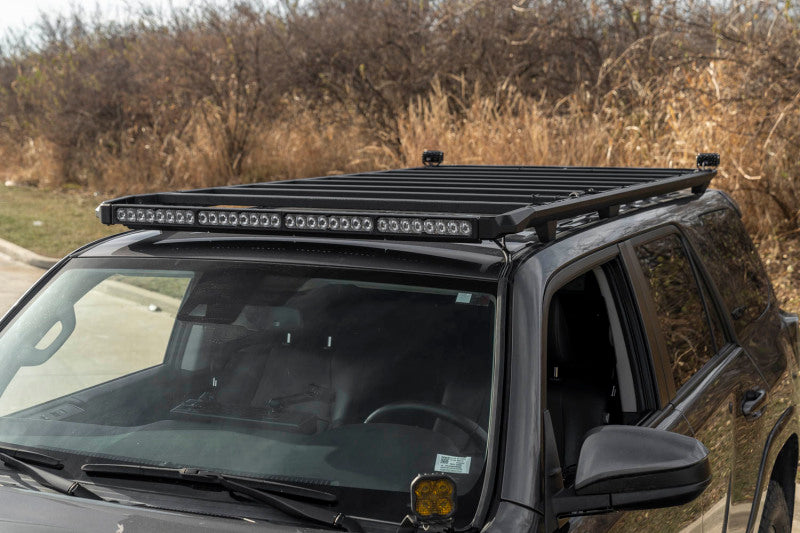 Diode Dynamics 10-24 Toyota 4Runner DEK Roof Rack 7-Pod SS5 Sport Light Bar - White Driving-Light Bars & Cubes-Grocery Getter Performance