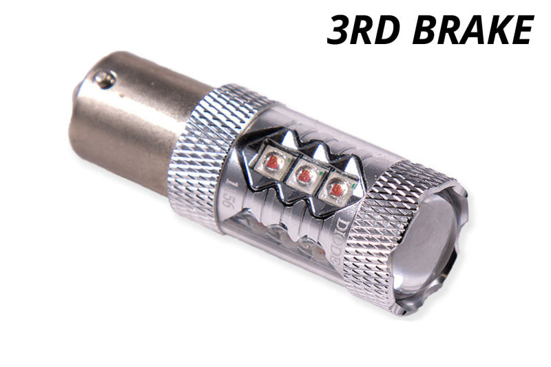Diode Dynamics 1156 LED Bulb HP11 LED - Red (Single)-Bulbs-Grocery Getter Performance