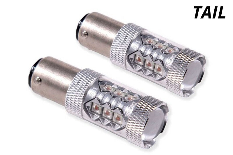 Diode Dynamics 1157 LED Bulb HP11 LED - Red Four-Bulbs-Grocery Getter Performance