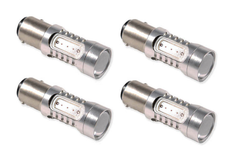 Diode Dynamics 1157 LED Bulb HP11 LED - Red Four-Bulbs-Grocery Getter Performance