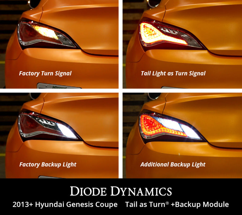 Diode Dynamics 13-16 Hyundai Genesis Coupe Tail as Turn +Backup Module (USDM) Module Only-Light Accessories and Wiring-Grocery Getter Performance