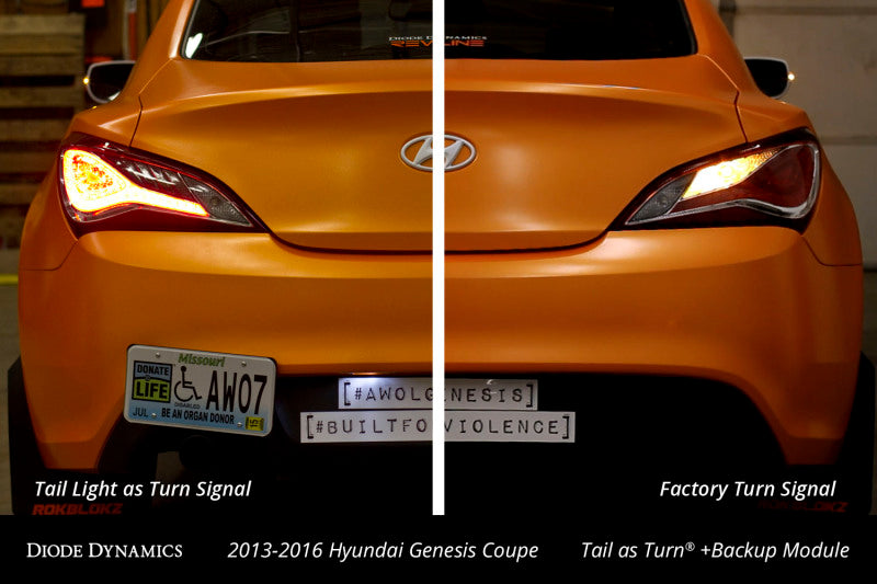 Diode Dynamics 13-16 Hyundai Genesis Coupe Tail as Turn +Backup Module (USDM) Module Only-Light Accessories and Wiring-Grocery Getter Performance