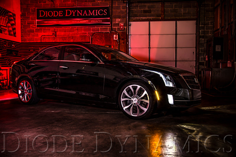 Diode Dynamics 14-19 Cadillac ATS Cadillac ATS LED Sidemarkers (Pair) - Amber-Light Accessories and Wiring-Grocery Getter Performance