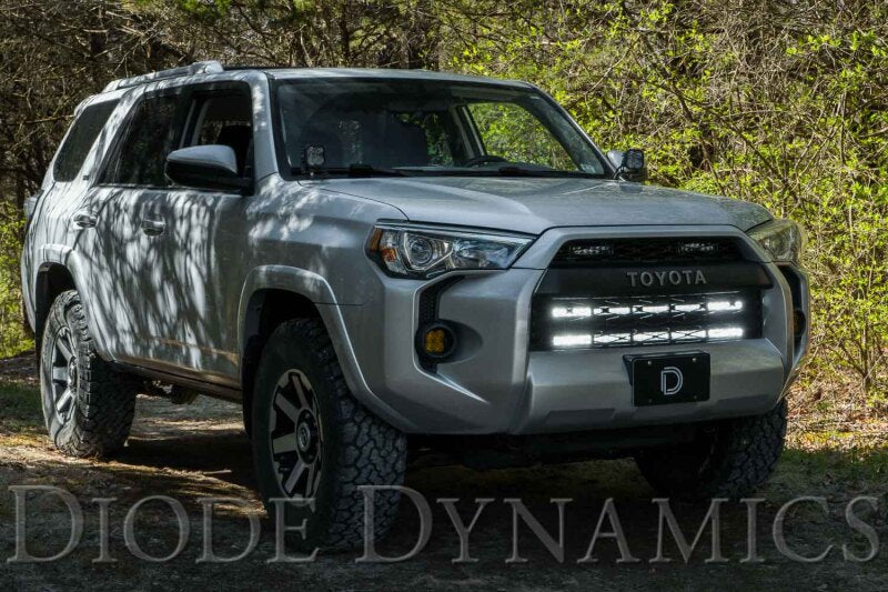Diode Dynamics 14-19 Toyota 4Runner SS30 Dual Stealth Lightbar Kit - Amber Combo-Light Mounts-Grocery Getter Performance
