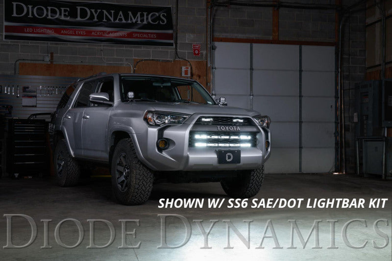 Diode Dynamics 14-19 Toyota 4Runner SS30 Dual Stealth Lightbar Kit - White Driving-Light Mounts-Grocery Getter Performance