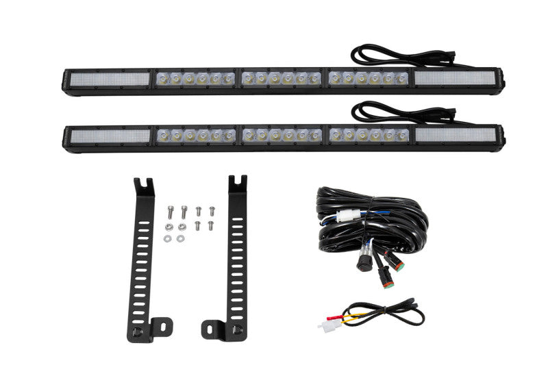 Diode Dynamics 14-19 Toyota 4Runner SS30 (Single) Stealth Lightbar Kit - White Driving-Light Mounts-Grocery Getter Performance