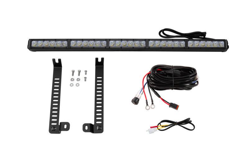 Diode Dynamics 14-19 Toyota 4Runner SS30 (Single) Stealth Lightbar Kit - White Driving-Light Mounts-Grocery Getter Performance