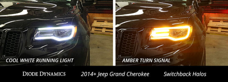 Diode Dynamics 14-21 Jeep Grand Cherokee Switchback LED Halos-Bulbs-Grocery Getter Performance