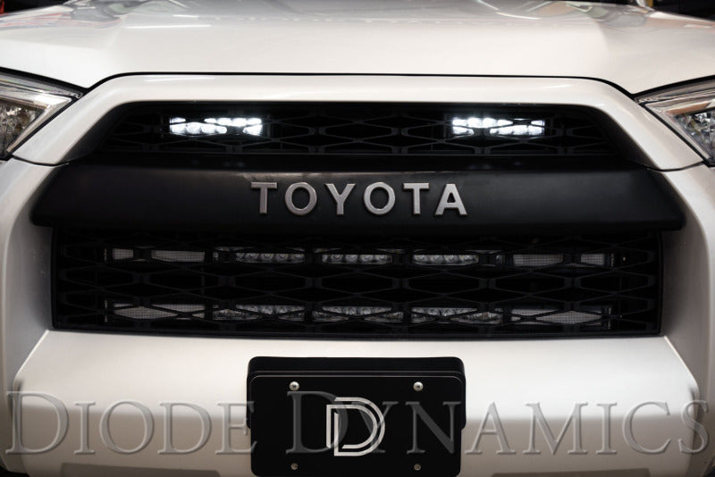 Diode Dynamics 14-21 Toyota 4Runner Stage Series SAE/DOT LED Lightbar Kit - Amber Driving-Light Mounts-Grocery Getter Performance