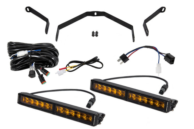 Diode Dynamics 14-21 Toyota Tundra SS12 Driving Light Kit - Amber Driving-Light Bars & Cubes-Grocery Getter Performance