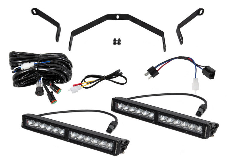 Diode Dynamics 14-21 Toyota Tundra SS12 Driving Light Kit - Amber Wide-Light Bars & Cubes-Grocery Getter Performance