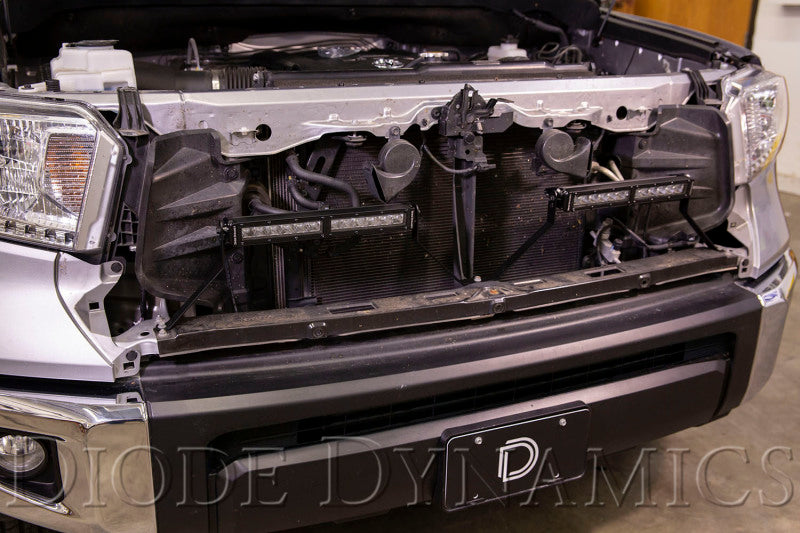 Diode Dynamics 14-21 Toyota Tundra SS12 Driving Light Kit - White Wide-Light Bars & Cubes-Grocery Getter Performance
