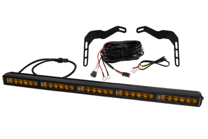 Diode Dynamics 14-21 Toyota Tundra SS30 Stealth Lightbar Kit - Amber Driving-Light Bars & Cubes-Grocery Getter Performance
