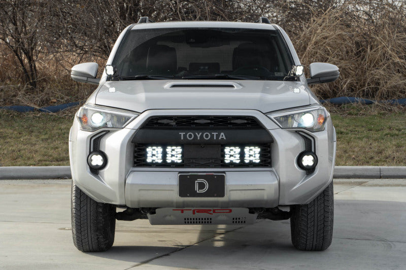 Diode Dynamics 14-23 Toyota 4Runner SS5 Stealth Grille LED 2-Pod Kit Sport - White Driving-Light Accessories and Wiring-Grocery Getter Performance
