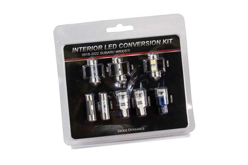 Diode Dynamics 15-19 Subaru WRX Interior Light Kit Stage 1 - Blue-Bulbs-Grocery Getter Performance