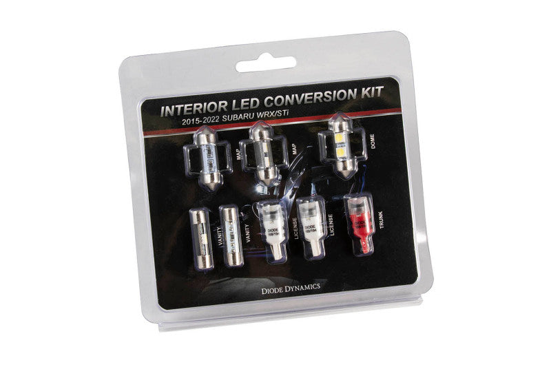 Diode Dynamics 15-19 Subaru WRX Interior Light Kit Stage 1 - Red-Bulbs-Grocery Getter Performance