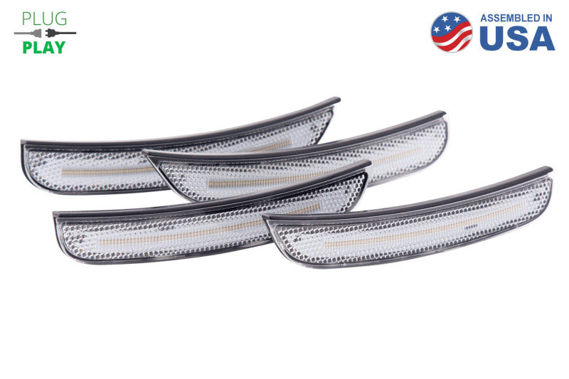 Diode Dynamics 15-21 Dodge Charge LED Sidemarkers - Clear (set)-Light Accessories and Wiring-Grocery Getter Performance