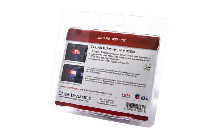 Diode Dynamics 15-21 Subaru WRX / STi Tail as Turn +Backup Module (USDM) Module Only-Light Accessories and Wiring-Grocery Getter Performance