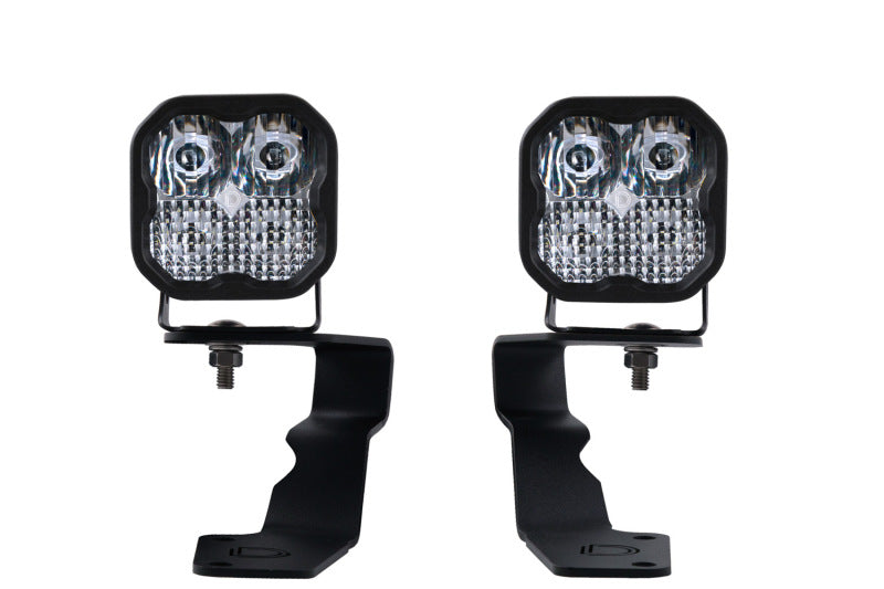 Diode Dynamics 15-21 Subaru WRX/STi Pro SS3 LED Ditch Light Kit - White Combo-Light Bars & Cubes-Grocery Getter Performance