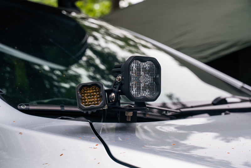 Diode Dynamics 15-21 Subaru WRX/STi Pro SS3 LED Ditch Light Kit - Yellow Combo-Light Bars & Cubes-Grocery Getter Performance