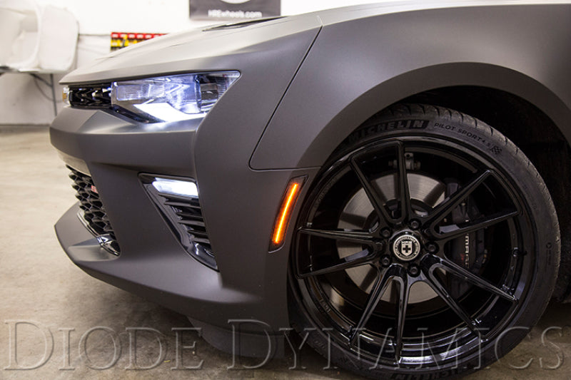 Diode Dynamics 16-21 Chevrolet Camaro LED Sidemarkers Clear (set)-Light Accessories and Wiring-Grocery Getter Performance