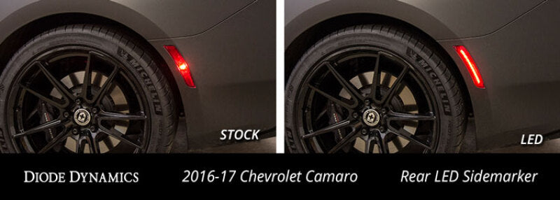 Diode Dynamics 16-21 Chevrolet Camaro LED Sidemarkers Smoked (set)-Light Accessories and Wiring-Grocery Getter Performance