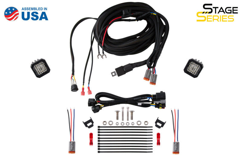 Diode Dynamics 16-21 Toyota Tacoma C2 Pro Stage Series Reverse Light Kit-Light Accessories and Wiring-Grocery Getter Performance