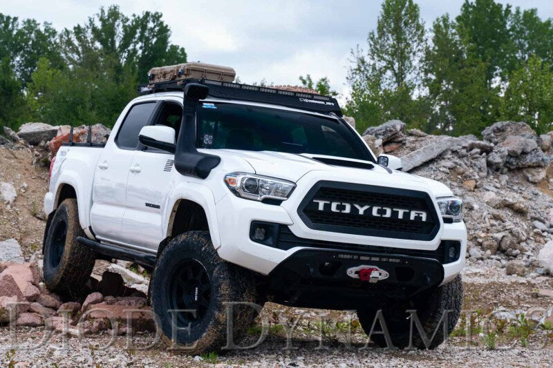 Diode Dynamics 16-21 Toyota Tacoma Pro SS3 LED Ditch Light Kit - Yellow Combo-Light Bars & Cubes-Grocery Getter Performance