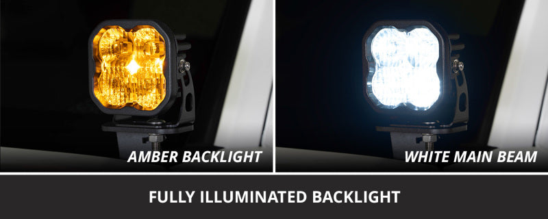 Diode Dynamics 16-21 Toyota Tacoma Pro SS3 LED Ditch Light Kit - Yellow Combo-Light Bars & Cubes-Grocery Getter Performance