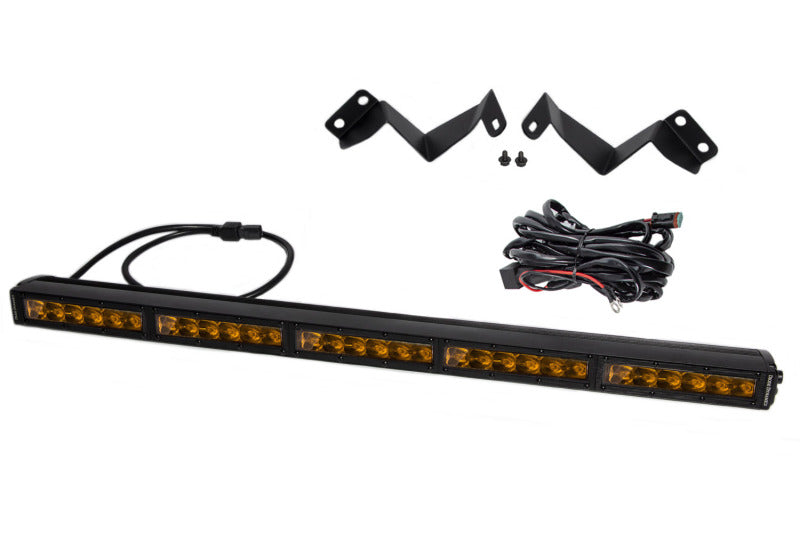 Diode Dynamics 16-21 Toyota Tacoma SS30 Stealth Lightbar Kit - Amber Driving-Light Bars & Cubes-Grocery Getter Performance