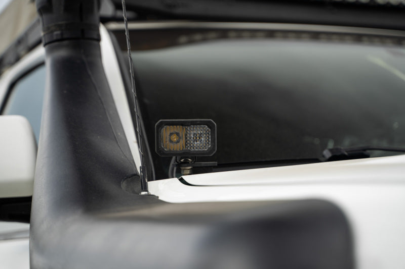 Diode Dynamics 16-21 Toyota Tacoma Stage Series 2in LED Ditch Light Kit - Yellow Pro Combo-Light Bars & Cubes-Grocery Getter Performance