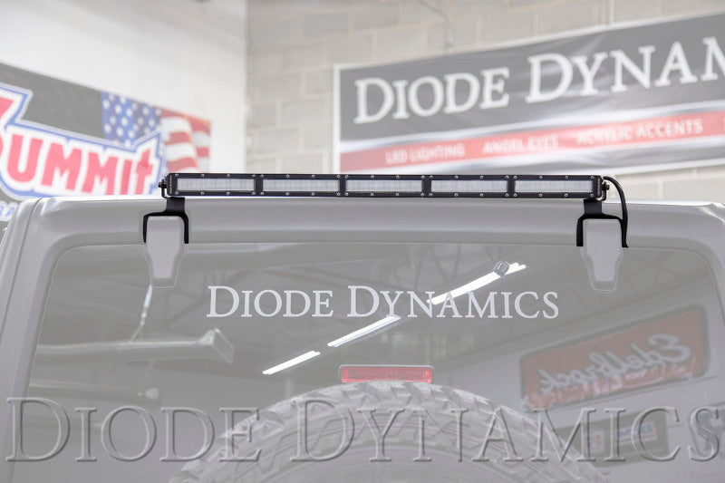 Diode Dynamics 18-21 Jeep JL Wrangler SS30 Rear Hardtop Bracket Kit - White Flood-Light Mounts-Grocery Getter Performance