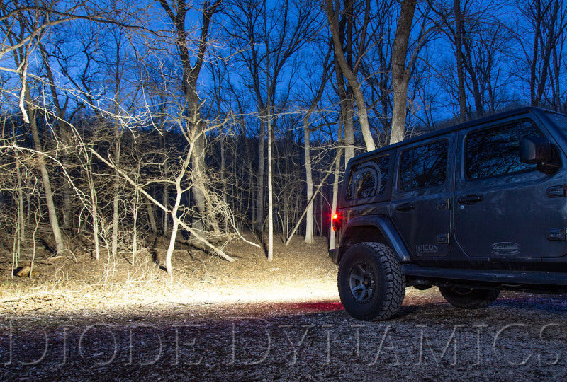 Diode Dynamics 18-21 Jeep JL Wrangler SS30 Rear Hardtop Bracket Kit - White Flood-Light Mounts-Grocery Getter Performance