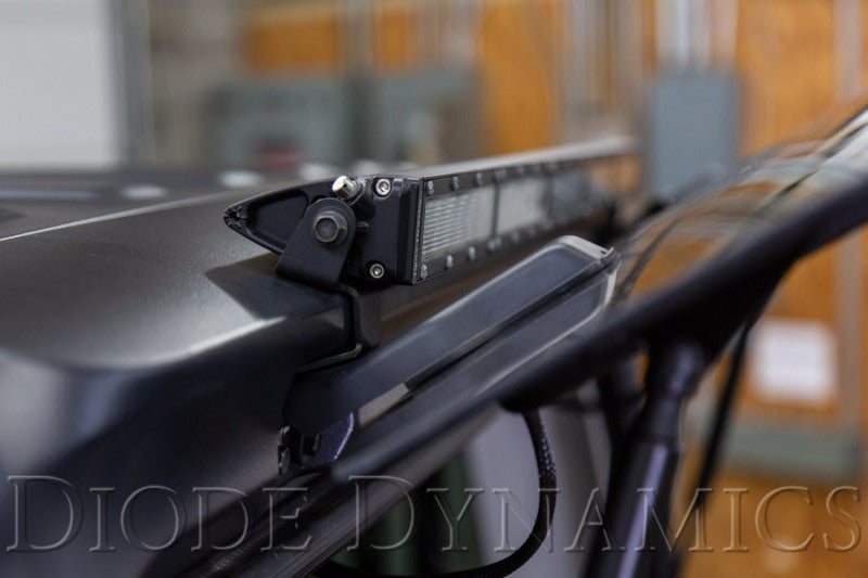 Diode Dynamics 18-21 Jeep JL Wrangler SS30 Rear Hardtop Bracket Kit - White Flood-Light Mounts-Grocery Getter Performance