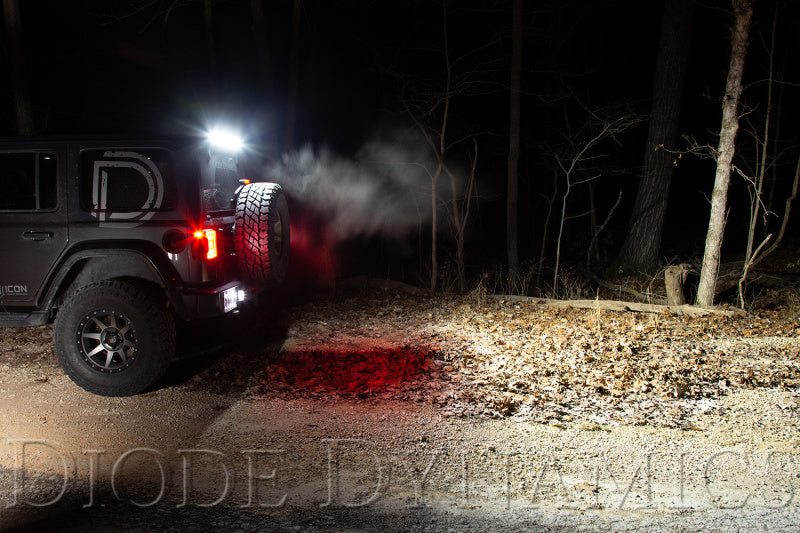 Diode Dynamics 18-21 Jeep JL Wrangler SS30 Rear Hardtop Bracket Kit - White Flood-Light Mounts-Grocery Getter Performance