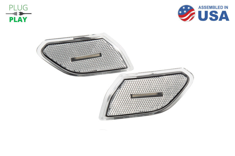Diode Dynamics 18-21 Jeep JL Wrangler/Gladiator Sidemarkers Clear (set)-Light Accessories and Wiring-Grocery Getter Performance