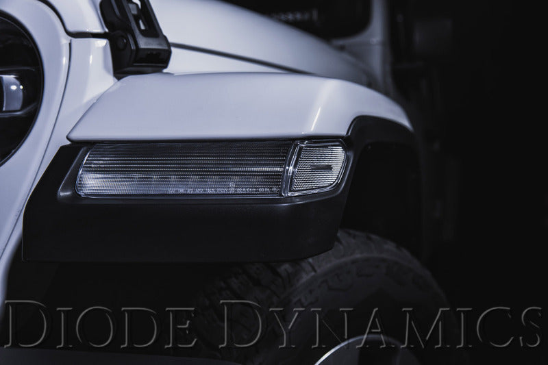 Diode Dynamics 18-21 Jeep JL Wrangler/Gladiator Sidemarkers Clear (set)-Light Accessories and Wiring-Grocery Getter Performance