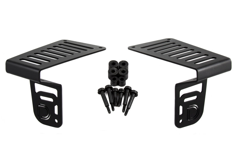 Diode Dynamics 18-21 Jeep JL Wrangler/Gladiator SS3 Cowl LED Bracket Kit - White Pro-Light Bars & Cubes-Grocery Getter Performance