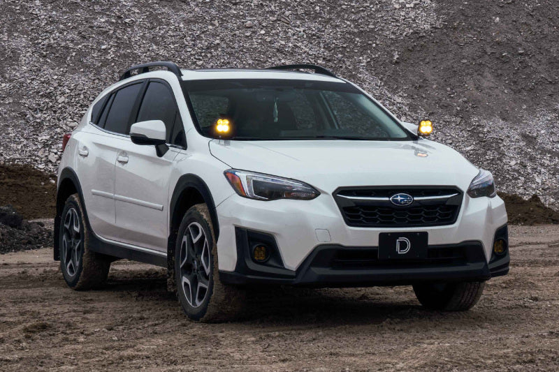 Diode Dynamics 18-21 Subaru Crosstrek Pro SS3 LED Ditch Light Kit - White Combo-Light Bars & Cubes-Grocery Getter Performance