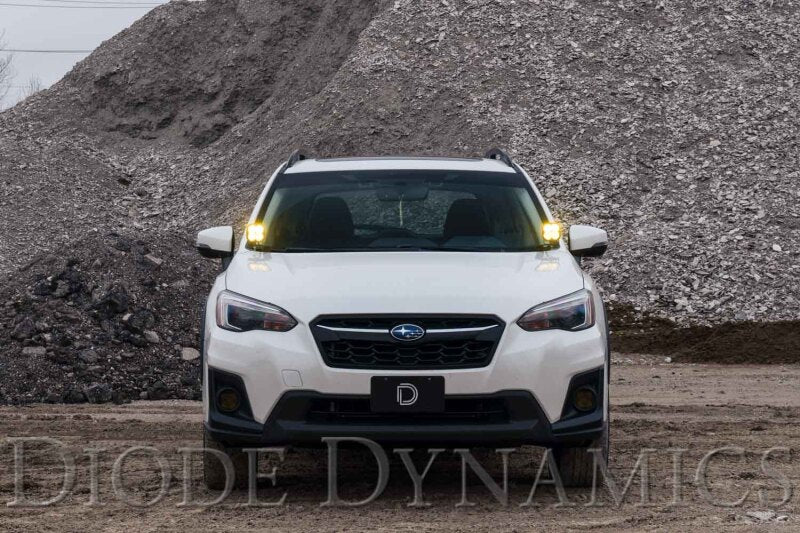 Diode Dynamics 18-21 Subaru Crosstrek Pro SS3 LED Ditch Light Kit - White Combo-Light Bars & Cubes-Grocery Getter Performance